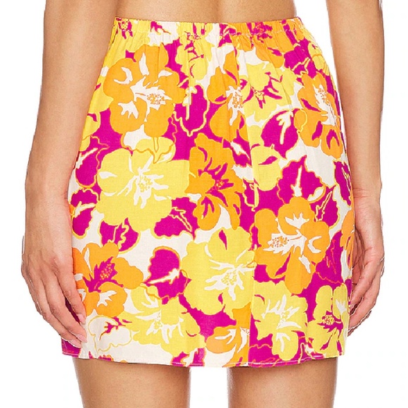 NWT L*Space Capri Mini Skirt Bliss And Blossom / Cover-Up (Size M) - Picture 3 of 6